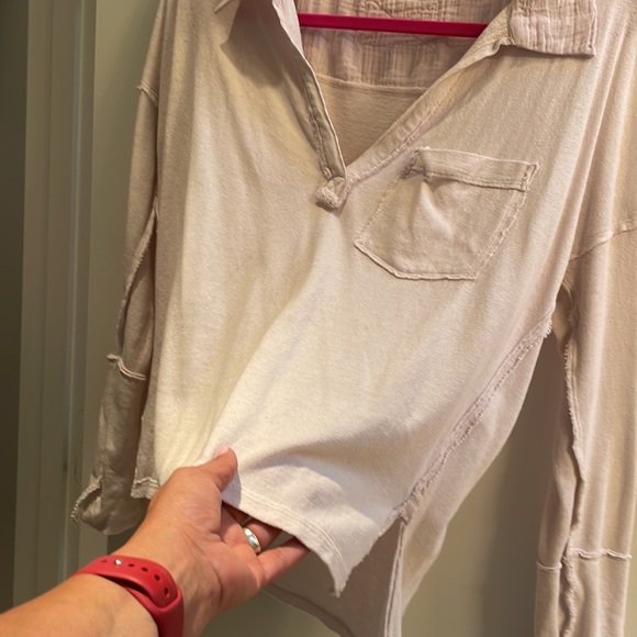 S Dusty Pink We The Free Pullover Top - Picture 4 of 4